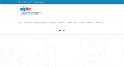 Desktop Screenshot of meko-gmbh.de
